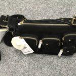 Núnoo Alimakka Pocket Suede Black w. Gold