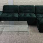 Hoekbank met Chaise Longue Rechts Groen