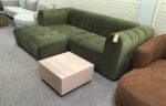 3-zits hoekbank  links velvet Groen - Afbeelding 2