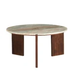 Salontafel bruin/marmer