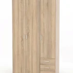 3 Deurs kast Eikenkleur (in doos)