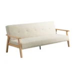 Slaapbank Crème Bouclé