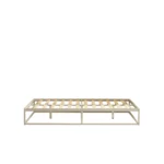 Bed Taupe 160x200cm (excl. matras)