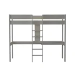 Hoogslaper grijs 90x200cm (excl. matras)