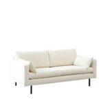 2 Zitsbank crème fijne rib