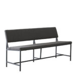 Eetkamerbank Antraciet 160cm