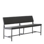 Eetkamerbank Antraciet 160cm