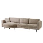 Hoekbank Links bruin