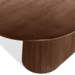 Eetkamertafel Bruin 180 x 100 cm - Afbeelding 2