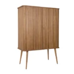 Zuiver Barbier Opbergkast - Lichtbruin