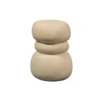 Woood Bijzettafel Yvo - Fiber Clay - Naturel - 47x37x35