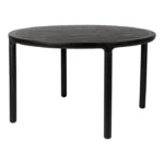 Zuiver Storm Eettafel - Ø 130 cm - Zwart
