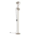 EGLO  Tilston Vloerlamp - E14 - 142,5 cm - Zandkleur/Beige/Crème - Kantelbaar