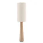 Vloerlamp wit Bouclé