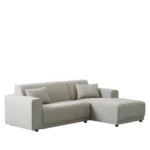 Hoekbank rechts Lichtgrijs