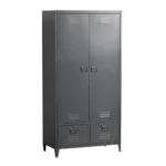 2 Deurs lockerkast Antraciet