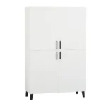 4 Deurs wandkast wit
