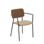 Eetkamerstoel Taupe (set van 2)