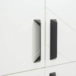 4 Deurs wandkast wit - Afbeelding 2