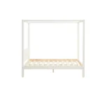 Hemelbed 140x200cm + rolbodem (excl. matras)