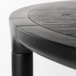 Zuiver Storm Eetkamertafel - Ø 130 cm - Zwart - Afbeelding 2