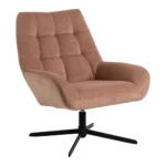 Draaistoel Bruin roze