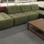 Hoekbank met Chaise Longue Rechts Velvet Groen