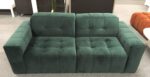 Cosmopolitan Design Chicago 3-zitsbank - Velvet - Flessengroen
