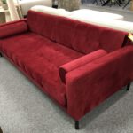 Cosmopolitan Design Bali 4-zitsbank - Wijnrood / Zwart