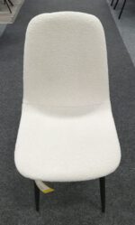 Eetkamerstoel Bouclé Crème (set van 4)