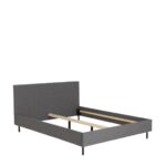 Bed Grijs 160x200cm (excl. bodem/matras)