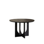 Eetkamertafel Zwart ø120cm