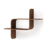 UMBRA  wanddecoratie Montage - licht walnoot (62x15x47 cm)