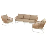 Hartman Corsica loungebank + 2 stoelen