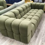 4 Zitsbank Velvet Groen