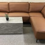 Hoekbank Rechts Buffelleer Cognac