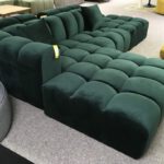 5-zits Hoekbank Velvet Links Groen