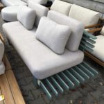 2 Zits loungebank mintgroen