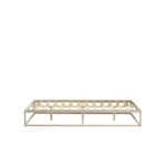 Bed Taupe Metaal 160x200 cm (excl. bodem/matras)