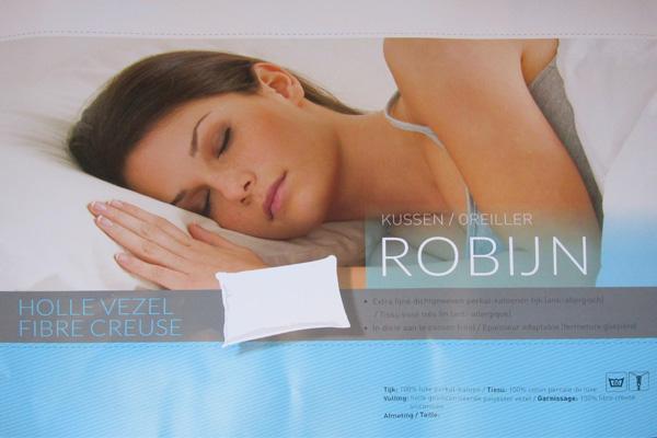 robijnrits Hoofdkussen "Robijn" met rits - Afbeelding 1