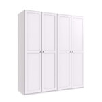 4 Deurs kast wit