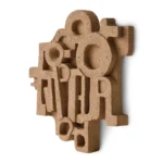HKLiving Sculpture Wandornament - Brutalist - Afbeelding 2