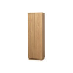 WOOOD Zuma Hoge Kast - Push-To-Open - Eiken - Transparant