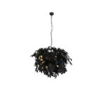 REALITY LEAVY - Kroonluchter Zwart Mat