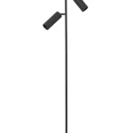 Lucide vloerlamp CLUBS - 2xGU10 - Zwart