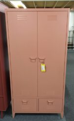 2 Deurs kast Zalm Staal