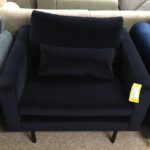 Fauteuil Velours Donkerblauw