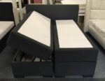 Boxspring met  opbergruimte 140x200 cm (kleurverschil) - Afbeelding 2
