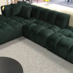 5 Zits hoekbank Velvet Links Groen