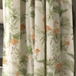 Geprinte katoenen gordijnen met lussen (set van 2)